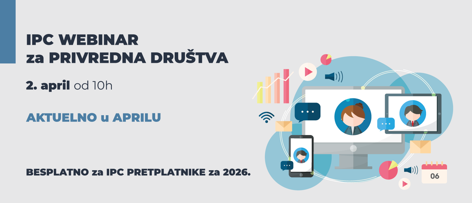 IPC webinar - AKTUELNO U APRILU 2025. GODINE