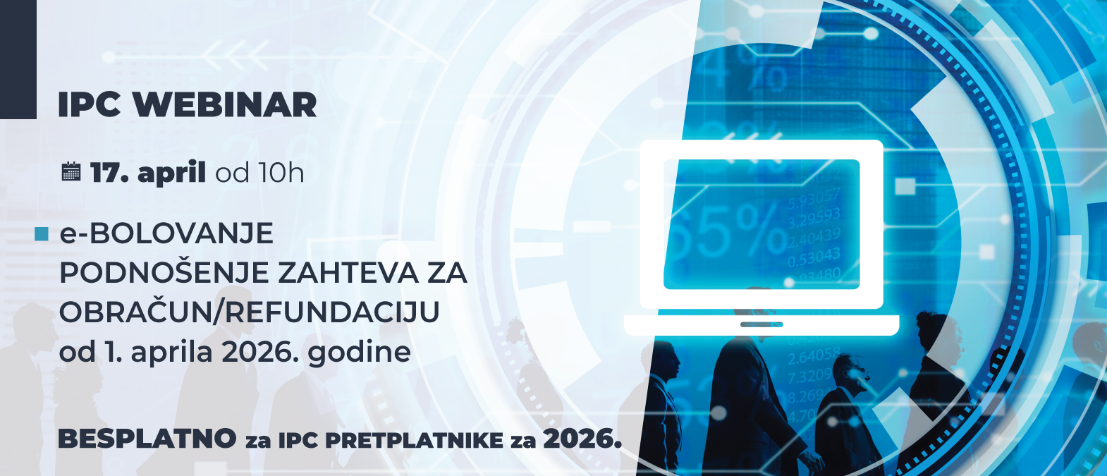 IPC Webinar - e-Bolovanje