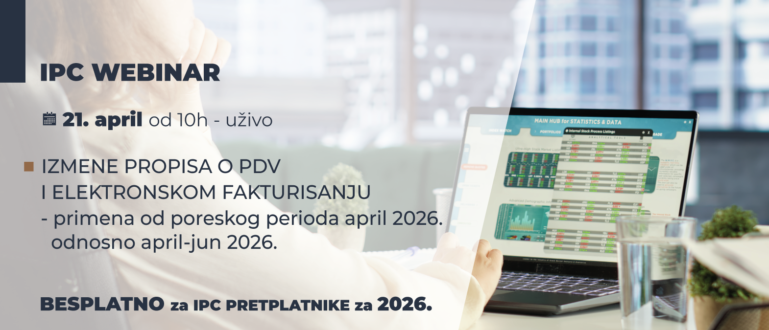 IPC Webinar - IZMENE PROPISA O PDV I ELEKTRONSKOM FAKTURISANJU