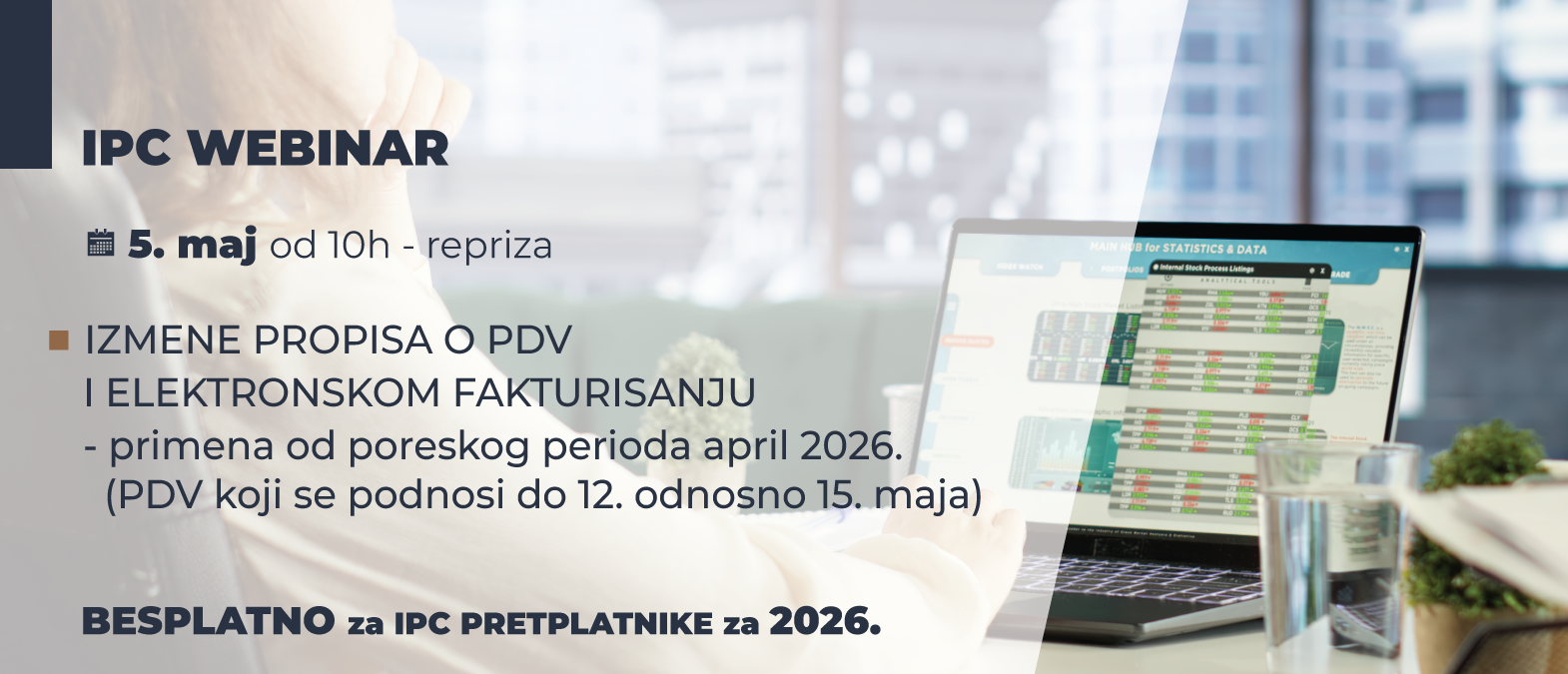 IPC Webinar - IZMENE PROPISA O PDV I ELEKTRONSKOM FAKTURISANJU